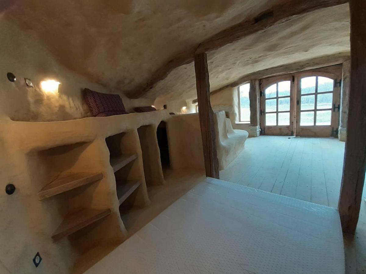 Maison Terre Les Cabanes De Fallot - Sauna Bain-Froid Piscine Naturelle L'isle-Bouzon Dış mekan fotoğraf