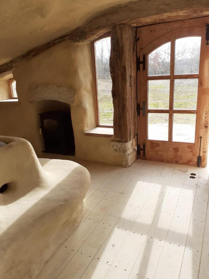 Maison Terre Les Cabanes De Fallot - Sauna Bain-Froid Piscine Naturelle L'isle-Bouzon Dış mekan fotoğraf